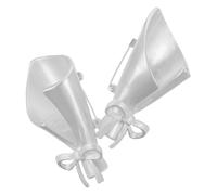 LIFKICH 2 Pezzi Spilla Portafiori da Indossare, Lega Argento, Clip Bouquet,