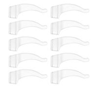 LIFKICH 20 Paia di Cuscinetti Antiscivolo in Silicone per Occhiali, Morbidi e Resistenti, per Esercizio Intenso e Corsa, Compatibili con Aste Occhiali Larghe Inferiori a 5mm