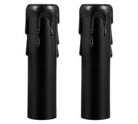 LIFKICH 20 Pezzi 20 Pezzi Portacandele in Plastica Motivo a Gocce, Manicotti per Lampadari Resistenti al Calore, Copricandele Leggeri e Spessi per Applique e Lampade a Sospensione