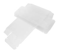 LIFKICH 20 Pezzi PVC Trasparente Custodia Protettiva 3,8x7,3x11,1 CM per | Superficie Liscia senza Sbavature, Impilabile e Ordinata, per Archivi in Biblioteca e Collezioni Musicali
