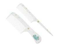 LIFKICH 20 Pezzi Set di Pettini per Verde, Plastica, Denti Fini, Punta | Stile Cartone, Uso Casa e Viaggio, Adatto a Treccia, Antistatico,