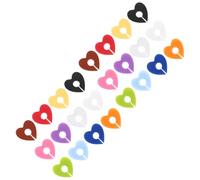 LIFKICH 24 Pezzi Silicone a Cuore Segnabicchieri per Calici da Vino | Riutilizzabili e Lavabili, Presa Antiscivolo, senza Residui, Decorazione per Riunioni in Famiglia