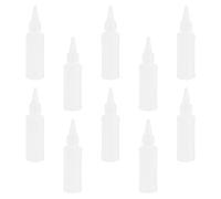 LIFKICH 25 Bottiglie Applicatore per Tinta Chioma da 50ml in Pe e Abs, Versatili per Liquidi, Olio e Lozioni, per Trattamenti Chioma e Tatuaggi