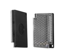 LIFKICH 2pezzi Pannello Retroriflettente Quadrato per Sensori Fotoelettrici Componente Accessorio Riflettore Raggio Pannello di Ricambio Retroriflettente Catadiottro per Sistemi