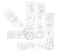 LIFKICH 3 pezzi Goniometro Medico Professionale Trasparente per Misurazione Angoli Articolazioni per Fisioterapia e Valutazione Movimento Gomito Ginocchio Dita Strumento Preciso per