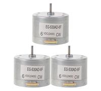 LIFKICH 3 Pezzi Micro Motore Dc per Giradischi, Ricambio Vintage in Metallo | Turntable e Record Player, Alta Efficienza e Basso Rumore, Installazione Semplice, Argento