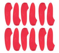 LIFKICH 30 Pezzi Protezione Punta Coltelli e Cutter in Plastica Rossa | Copertura per Punta, Leggera e Liscia, per Conservazione Utensili e Tutela del Bordo