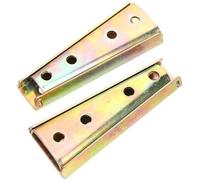 LIFKICH 4 Paia di Staffe in Ferro Color Oro per Fissaggio Divani Componibili, Bullone Diagonale ad Incastro ad Alta Efficienza per Mobili Modulari