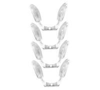 LIFKICH 4 pezzi Cuscinetti Nasali per in Silicone Morbido Antiscivolo Comfort Elevato Adatti e Sole Supporto Ergonomico per Naselli Ottici Resistenti e Non Deformabili