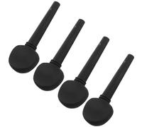 LIFKICH 4 Pezzi Set da 4 Piroli per Violoncello in Ebano Imitazione Nero per Accordatura Stabile Accessori per Violoncellisti e Attività Ricreative