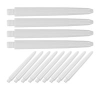 LIFKICH 50 Pezzi Aste per Freccette Resistenti in Nylon, Filettate, Bianco | Montaggio Pratico, Finitura Liscia senza Bave Metalliche, per Spara Freccette e Accessori Freccette
