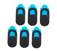 LIFKICH 6 pezzi Copri Webcam Scorrevole in Abs Resistente al Calore per Computer Laptop Tablet Nero Protezione Privacy Facile Installare per Webcam PC Smartphone