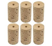 LIFKICH 6 Pezzi Tappi in Sughero per Flauto Piccolo, Ricambio per Testa Flauto, Sigillatura Sicura e Prevenzione Perdite D'aria, Accessori per Strumenti Musicali