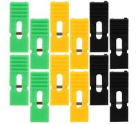 LIFKICH 60 Pezzi Cappucci per Ponticello Corto 2,54mm in Plastica Nero, Giallo e Verde, Design Aperto e Chiuso per Connessioni Affidabili su Hard Drive e Circuiti Colore Colore Casuale