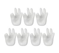 LIFKICH 7 Pezzi Supporto Elegante e Resistente per Piante Aeree Forma di Mano in Ceramica con Stile Unico per Decorare Spazi Verdi e Interni