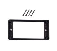 LIFKICH Anello di Montaggio Supporto Elegante Nero Pickup Humbucker in Plastica con 4 Viti Ricambio per Parti Fai-da-te per Chitarra Elettrica per Double Coil Pickup