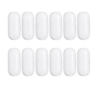 LIFKICH Barre di Agitazione in Ptfe Bianco 7 MM Set da 12 Pezzi per Miscelatore Magnetico da Laboratorio Resistenza Chimica e Compatibili Piastre Riscaldanti per Test Scientifici