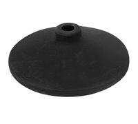 LIFKICH Base per Palo da Basket e Calcio in Gomma 1kg Nera Stabile | Pali Allenamento Calcio e Basket, Design Versatile, Migliora Tecnica e Sicurezza, Base Portatile