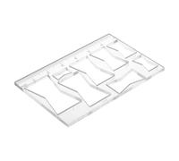 LIFKICH Bowtie acrylic router template 8in1 con modelli artistici a farfalla, progettato per appassionati di lavorazione del legno e restauri di mobili con riduzione errori