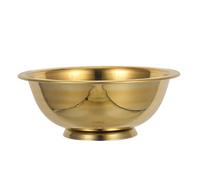 LIFKICH Ciotola in Rame per Acqua Santa Design Unico e Intagli Meticolosi, Versatile per Meditazione e Cucina, Atmosfera Mistica per Yoga e Altare