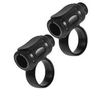 LIFKICH Clip di Controllo per Bacchette da Batteria 7a 7b Nero | Installazione Rapida, Antiscivolo, Plastico e Silicone, Bar Gig e Prove