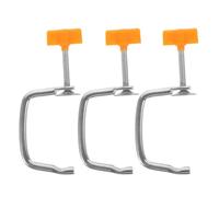 LIFKICH Clip di Fissaggio 3 per Macchina per Pasta Manuale in Ferrolegato e Pp Pressione Regolabile per Cucina e Domestico