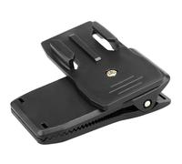 LIFKICH Clip per Zaino per Action Camera, Rotazione 360°, PC Nero