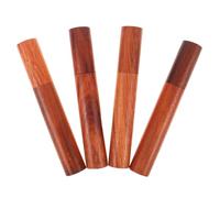 LIFKICH Contenitore per Incenso in Legno di Palissandro 4 Pezzi con Coperchio Porta Bastoncini al Sandalo Portatile per Profumazione Casa e Viaggio Supporto Compatto per Incenso