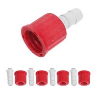 LIFKICH Coperchio Tappo a Vite per Bottiglia da Laboratorio Set da 5 Pezzi in Plastica Pbt Gl14 con Adattatore per Chiusura Ermetica di Flaconi Reagenti per Uso Professionale