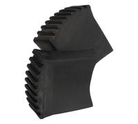 LIFKICH Coperture Antiscivolo per Piedini Scala Pieghevole in Gomma Nera 2 Pezzi, Facile da Installare, Protezione Sicura per Scale Domestiche