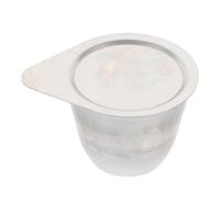 LIFKICH Crogiolo per Laboratorio Coperchio 50Ml in Ferro Resistente Fino a 380 Gradi per Raffinazione e Analisi Chimiche