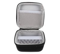 LIFKICH Custodia Protettiva per Caricabatterie con Gancio Anti-graffio e Scatola Rigida per Auricolari e Cavi Piccola e Portatile per Altoparlanti e Accessori Elettronici Nero