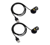 LIFKICH Faretti Led Usb Per Vetrina Gioielli Piccoli Riflettori a Led Interni in Lega Di Alluminio, Luci Di Visualizzazione Per Banconi e Esposizioni, Set Da 2 Pezzi White Light 1w