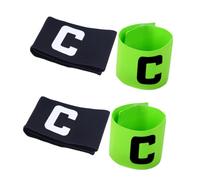 LIFKICH Fasce da Capitano in Nylon Resistenti All'usura 4 Pezzi per Calcio e Basket Design Antiscivolo per Attività di Squadra