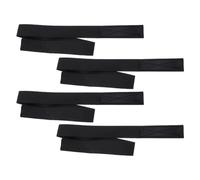 LIFKICH Fasce Elastiche per Parrucche 4 Pezzi in Poliestere Regolabili Retine per Chioma Protezione del Capelluto Nero