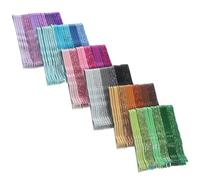LIFKICH Fermagli per Chioma Glitterati 144 Pezzi Mollette Metalliche Colorate Ondulate per Styling Quotidiano e Occasioni Speciali Tutti i Tipi di Chioma