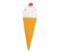 LIFKICH Gelato di Sbiadimento a Resistente e Bianco Pvc Deformazioni Cono Artificiale Realistico in Decorazione per Vetrine Tè e Esposizioni per Feste