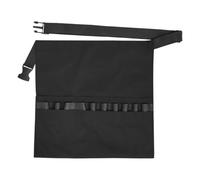 LIFKICH Grembiule Classico Nero per Parrucchiere da Donna con Cintura Regolabile e Tasche Multiple per Strumenti da Salone Resistente All’uso Quotidiano
