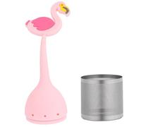 LIFKICH Infusore per Tè in Acciaio Inossidabile Tea Leader Colino da Tè Creativo in Silicone Alimentare Riutilizzabile Sfuso per Casa e Infusione di Erbe e Spezie