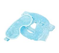 LIFKICH Maschera Viso in Gel Riutilizzabile per Terapia Caldo-freddo, Impacco Ghiaccio Occhi Contro Gonfiore e Occhiaie, Set Maschera Rinfrescante Morbida in Pvc per Rilassamento e Cura