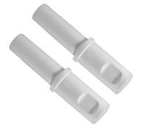 LIFKICH Multipurpose kitchen tamper 2 pezzi in plastico bianco, accessorio compatibile per macina carne, utilizzabile in cucine domestiche e ristoranti