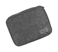 LIFKICH Organizer Viaggio per e Accessori Elettronici Capacità con Zip Liscia Multifunzione per Power Bank Auricolari Resistente e Portatile per Viaggi e Uso