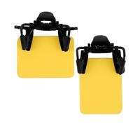 LIFKICH Pannelli Laterali Gialli per Occhiali da Tiro 2 Pezzi in Abs Clip Sicura per Blocco Luce Migliorato, Accessori per Sport e Eventi di Tiro