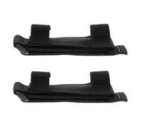 LIFKICH Polsino Elastico Adattivo per Posate 2 Pezzi in Nylon Nero, Leggero e Stabile, Supporto Ergonomico per Anziani e Disabili Durante i Pasti