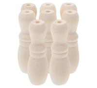 LIFKICH Pomelli a Cordino in Legno per Tende 8 Pezzi, Accessori per Tende a Rullo, Manopole di Ricambio Resistenti per Cordoni di Trazione, Supporti per Arredamento Casa e Finestre