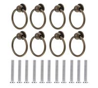 LIFKICH Pomelli per Armadi e Mobili 10 Pezzi in Lega Solida Installazione Facile e Resistenza alla Corrosione, Adatti per Guardaroba e Cassetti in Casa