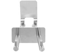 LIFKICH Porta Asciugacapelli Gancio per Cavo in Acciaio Inox, Supporto Autoadesivo per Phon e Accessori, Montaggio a Parete senza Foratura, per Bagno e Palestra, Set 1 Pezzo