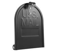 LIFKICH Porta per Cassetta Postale in Ferro Nero Regolabile 6,9 X 8,5 | Pannello Sostitutivo per Modelli a Colonna e Mattoni, Montaggio Rapido, Finitura Resistente alle Intemperie