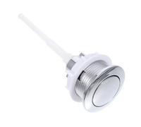 LIFKICH Pulsante per Scarico Wc Casa Sostituzione Serbatoio con Testa Idrico Installazione Facile e Superficie Placcata Lucida Compatibile Colore