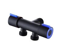 LIFKICH Rubinetto Bagno in Acciaio Inox Doppia Maniglia Controllo con Spruzzatore Freddo Resistente e Antigoccia per Lavabo e Lavatrice Colore Casuale Colore Casuale